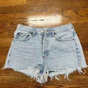 Agolde Parker Denim Shorts Size 26